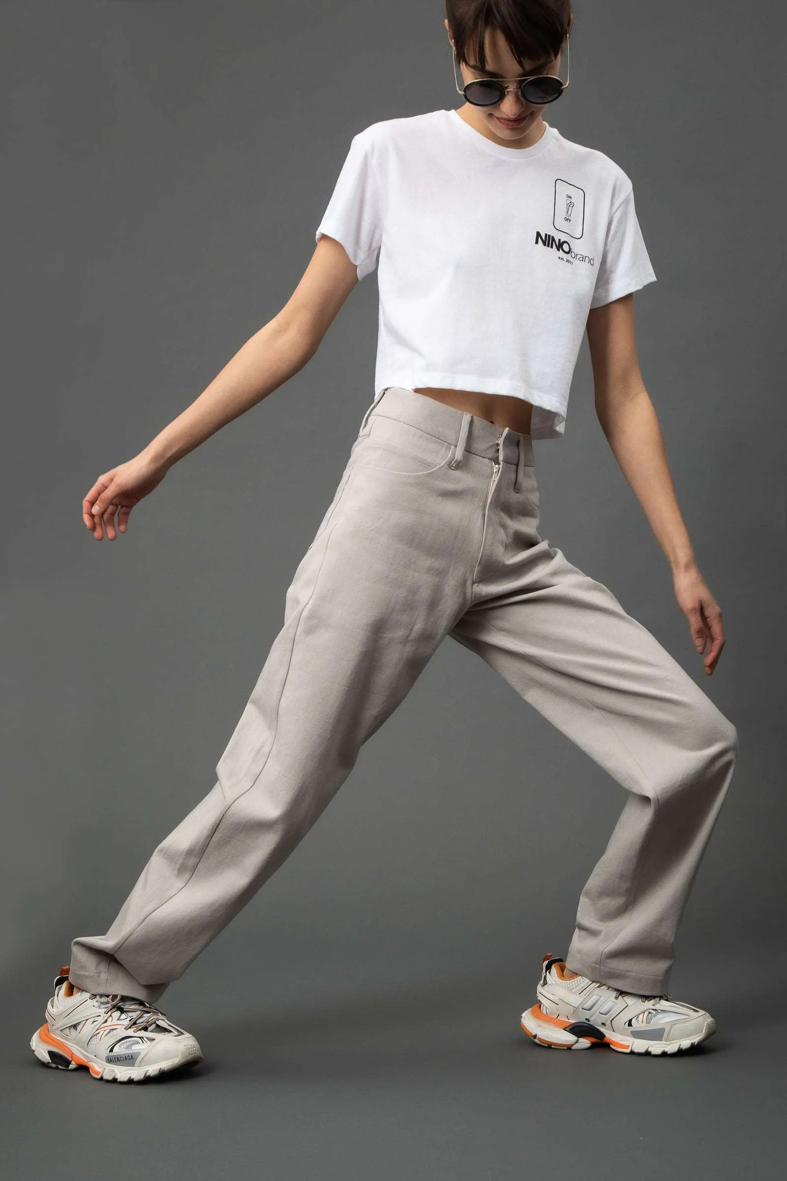 Char Tan Oversized Pant