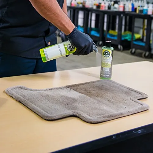 Chemical Guys CWS20316 Foaming Citrus Fabric Clean, Easy-to-Use Drill Brush Carpet & Upholstery Fabric Cleaning Kit 16 fl oz