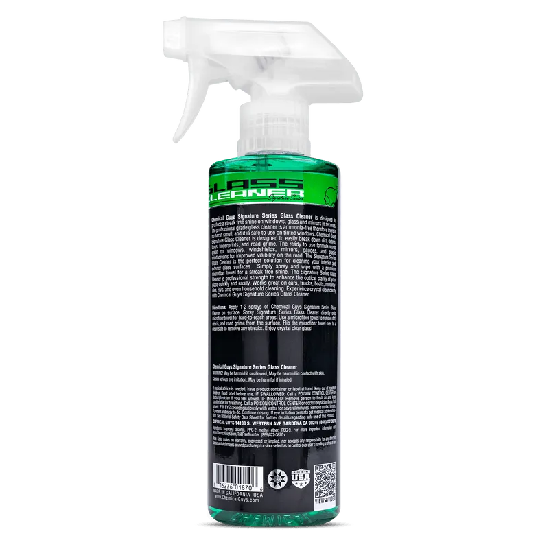 Chemical Guys Signature Series Glass Cleaner ammonia Free Spray, 473ml