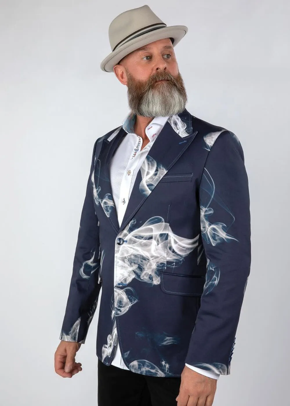 Claudio Lugli Mens Smoke Jacket Navy