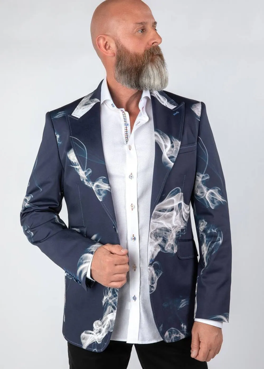 Claudio Lugli Mens Smoke Jacket Navy