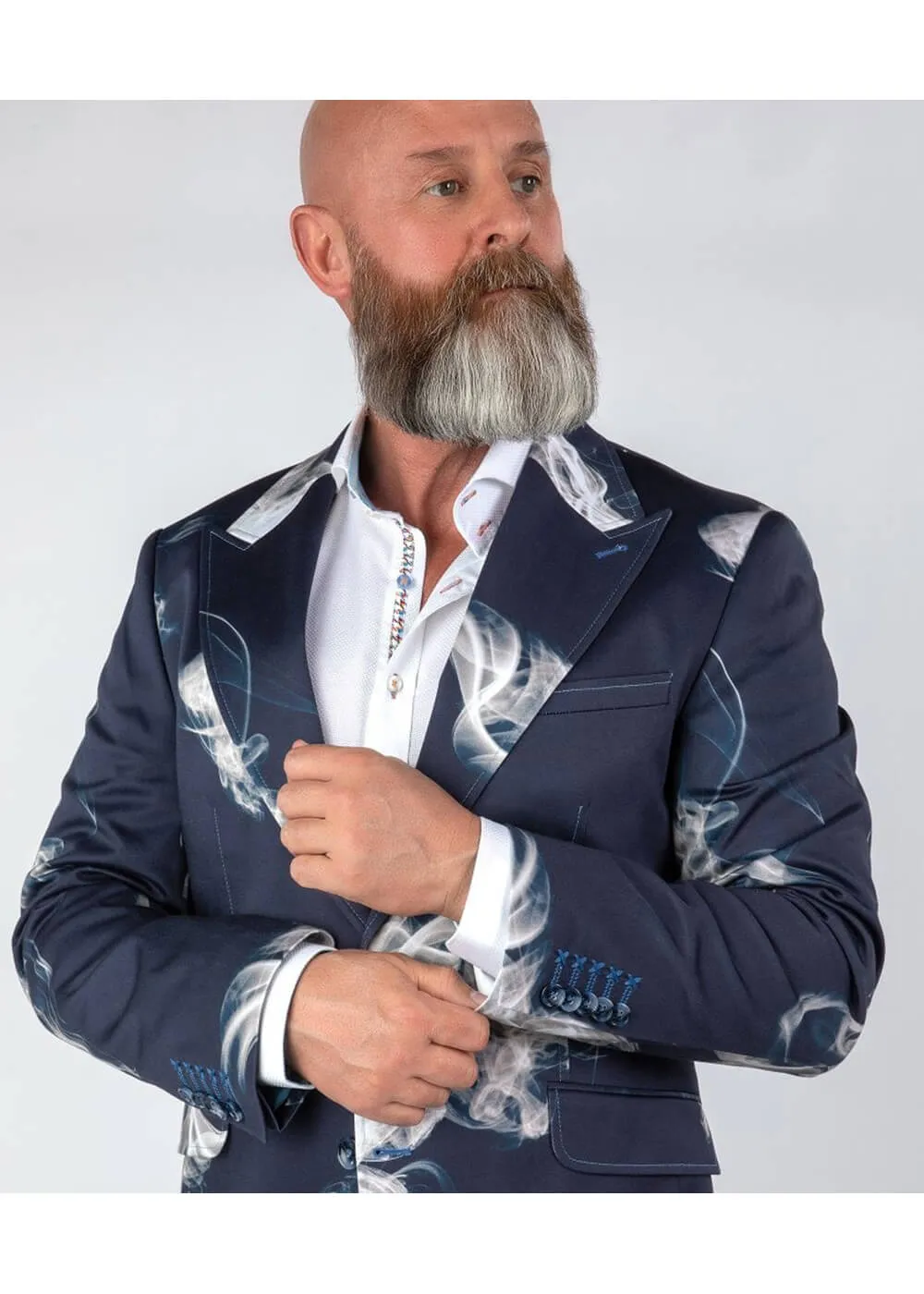 Claudio Lugli Mens Smoke Jacket Navy