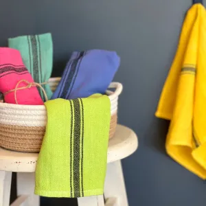 Color pop hand-dyed tea, bar and kitchen towels