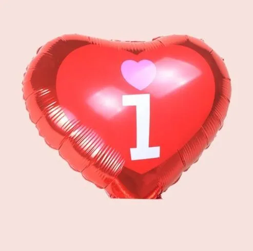Connected Heart Shape Helium Balloons For Wedding/Valentine's Day/Anniversary
