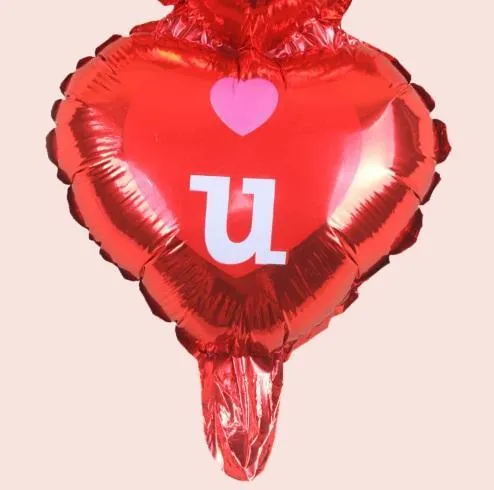 Connected Heart Shape Helium Balloons For Wedding/Valentine's Day/Anniversary