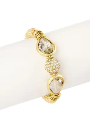 Crystal Ball Strecth Bracelet