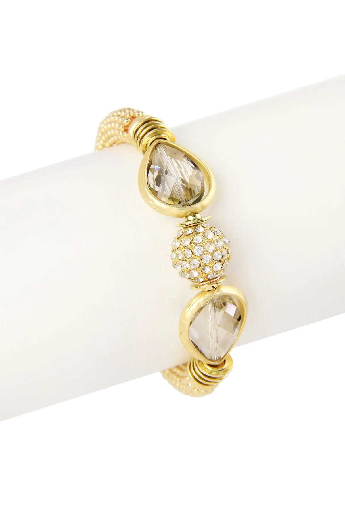 Crystal Ball Strecth Bracelet