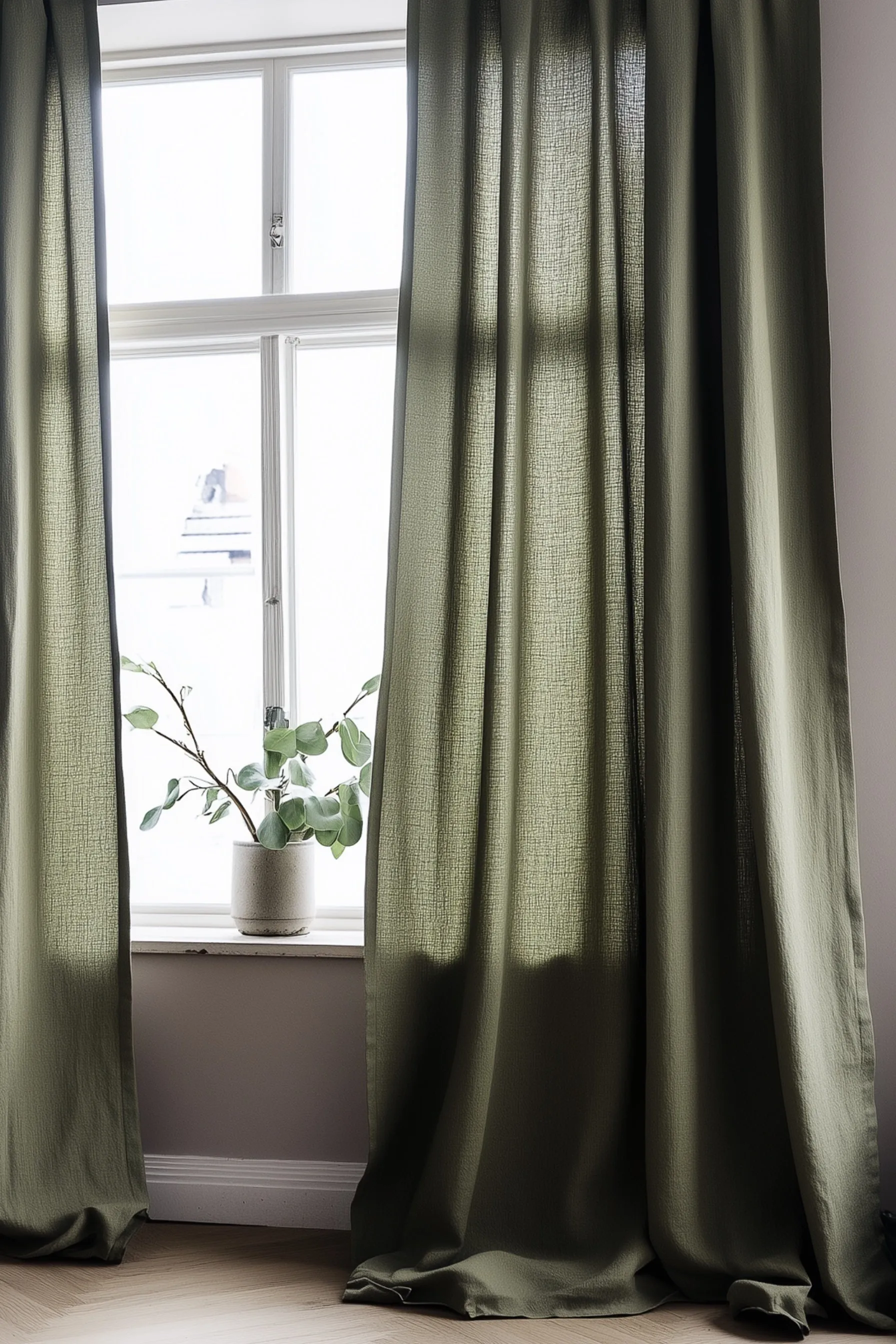 Curtain Set of 2 - Green
