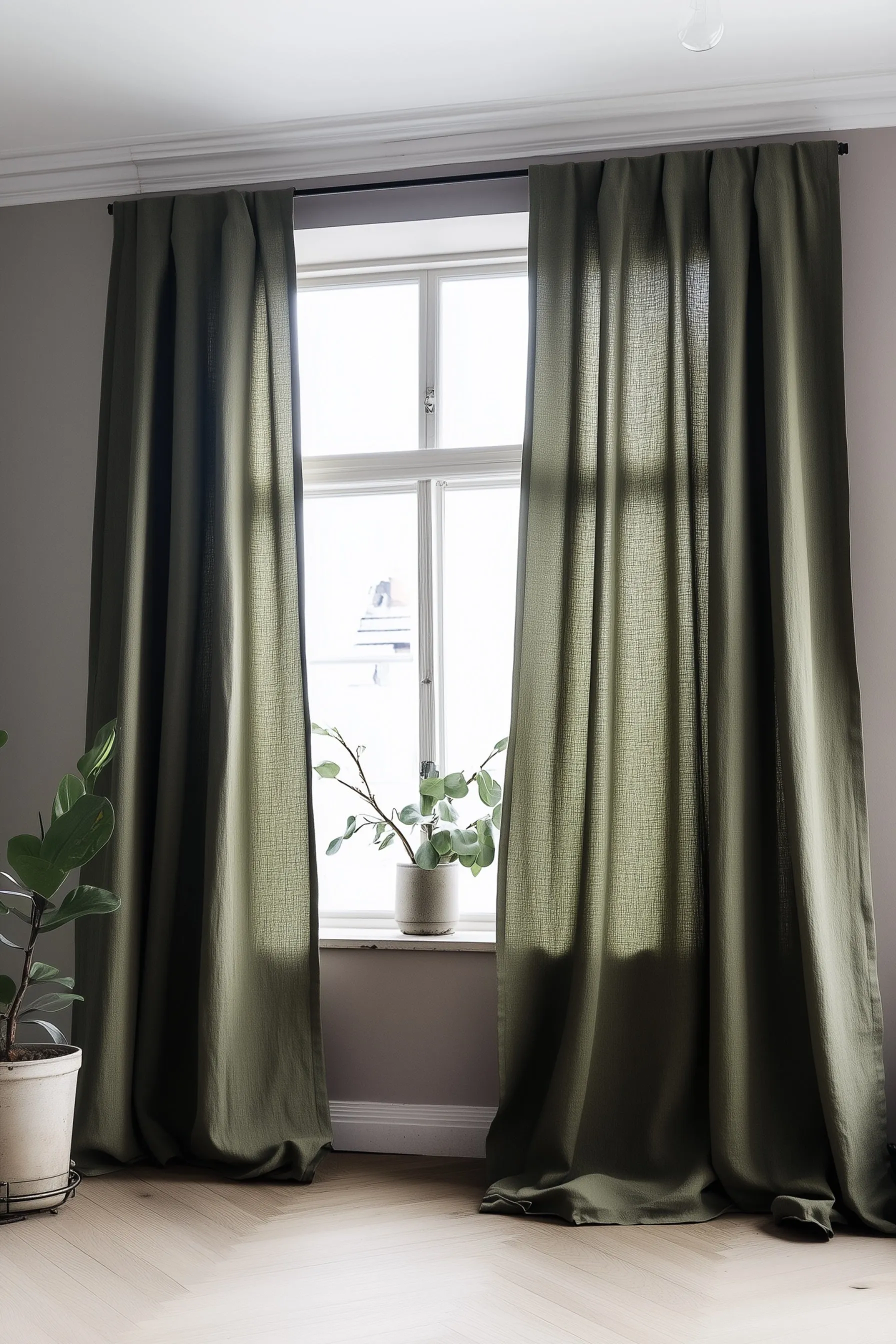 Curtain Set of 2 - Green