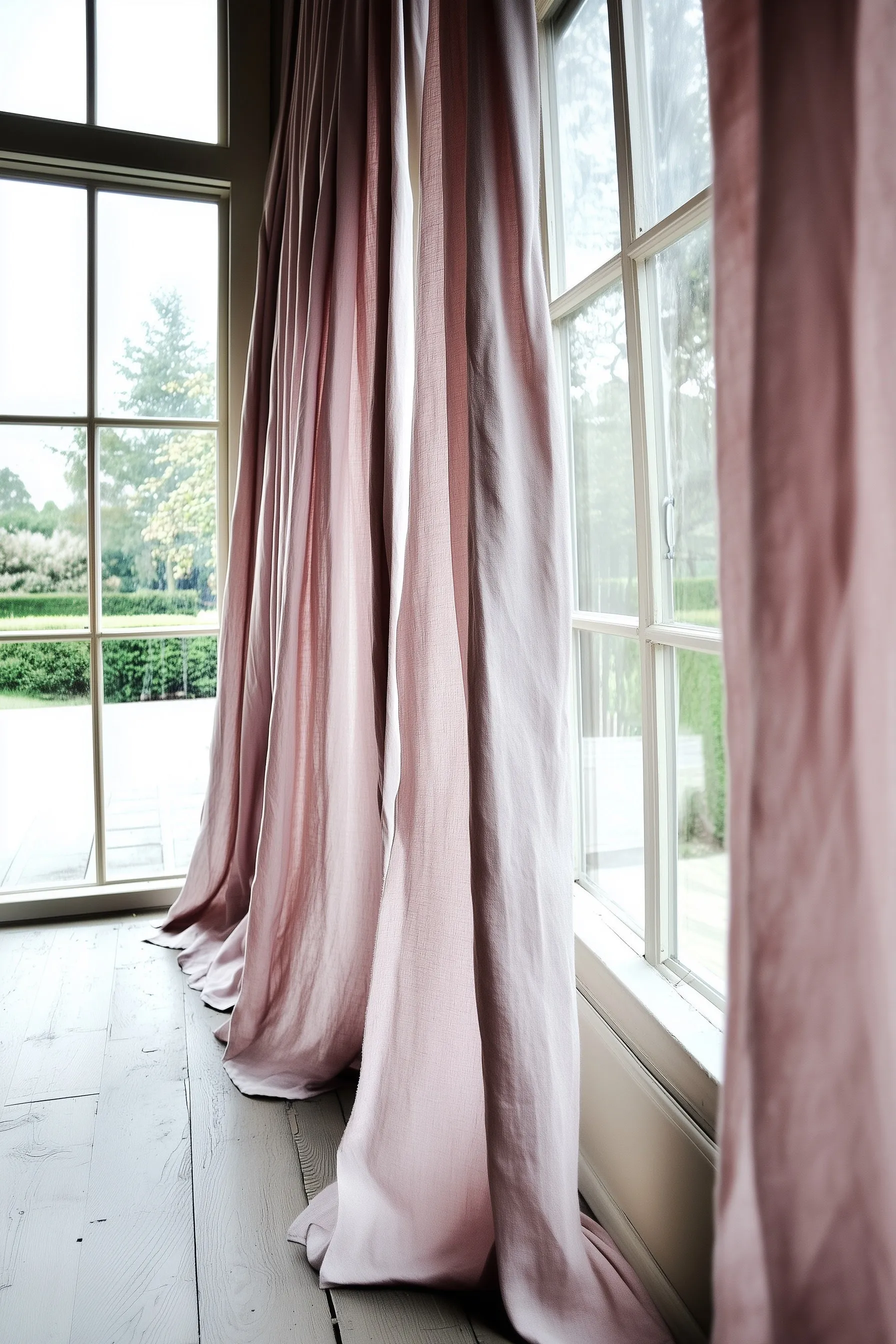 Curtain Set of 2 - Pink