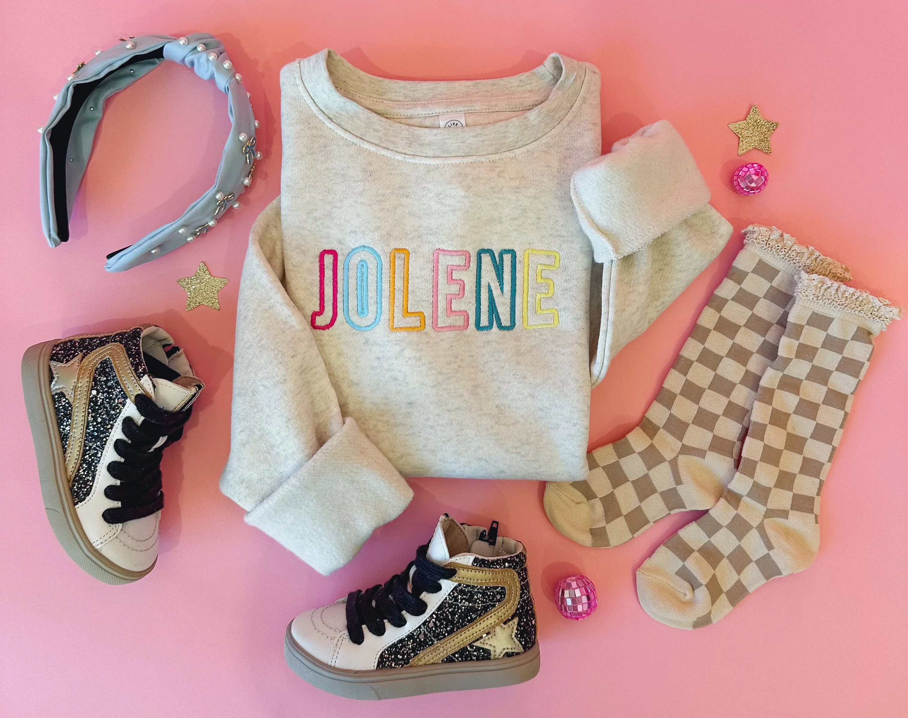 custom name sweatshirt - adult