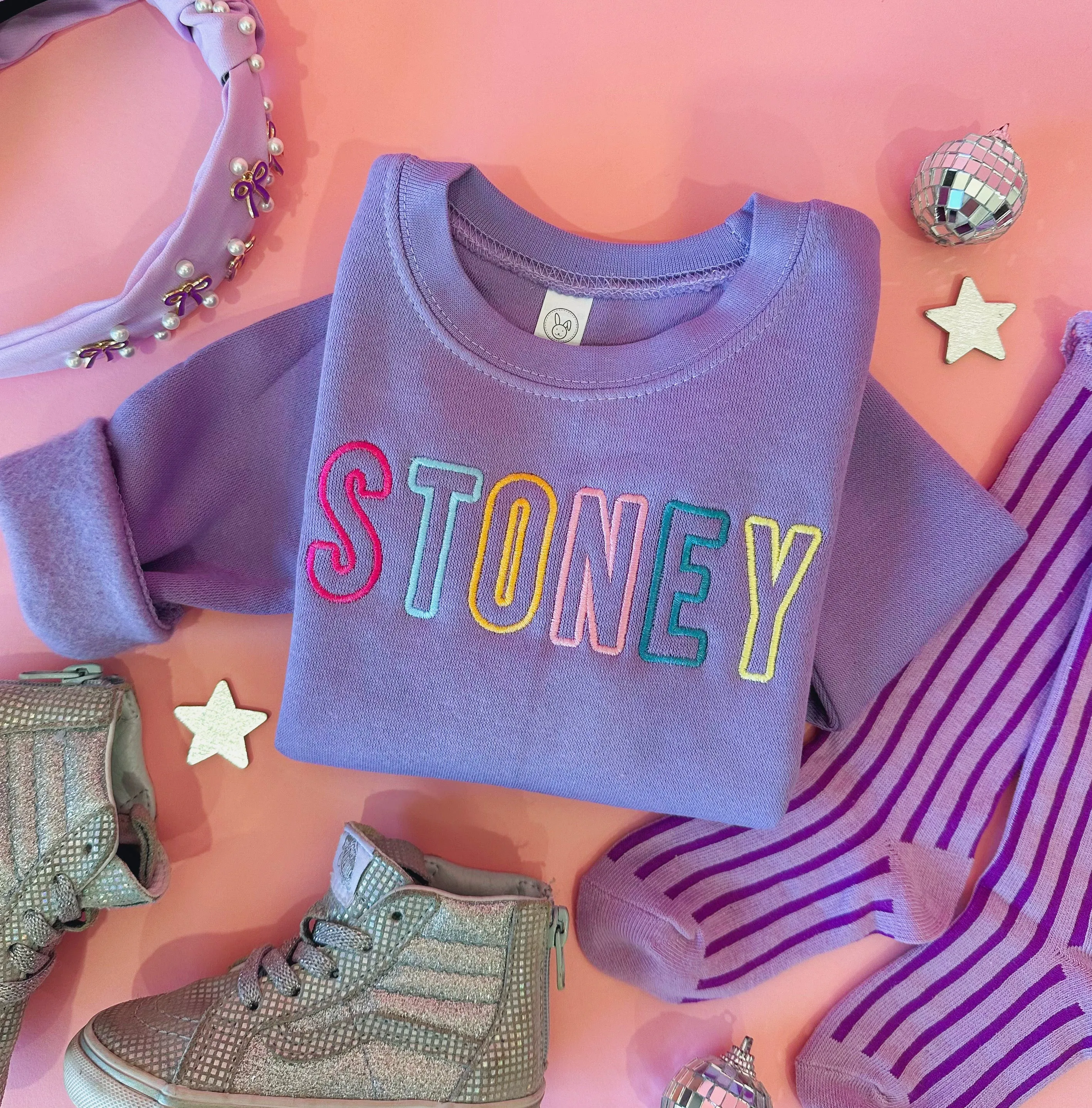 custom name sweatshirt - adult
