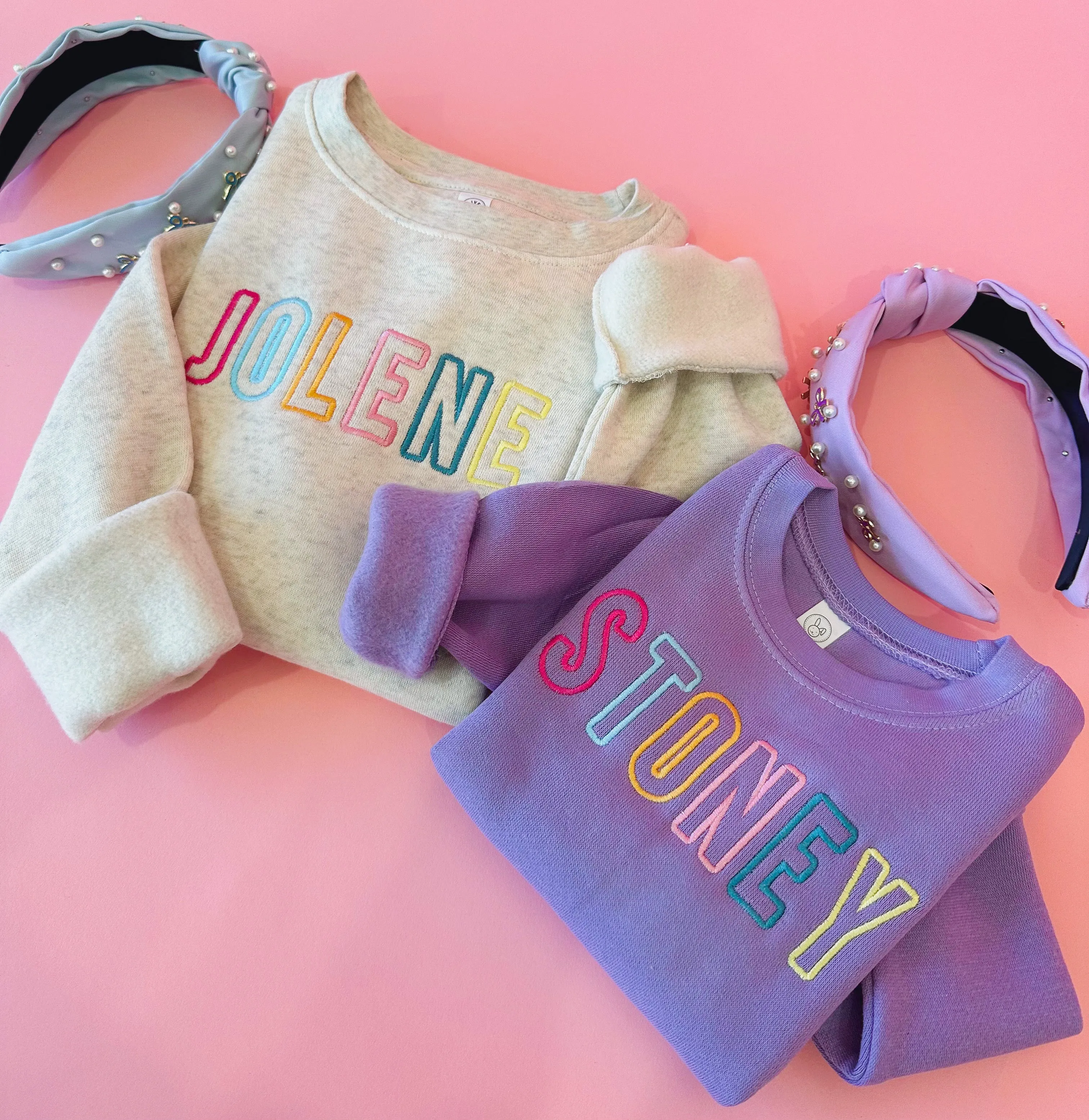 custom name sweatshirt - adult