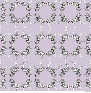 DANCING HORSES FABRIC