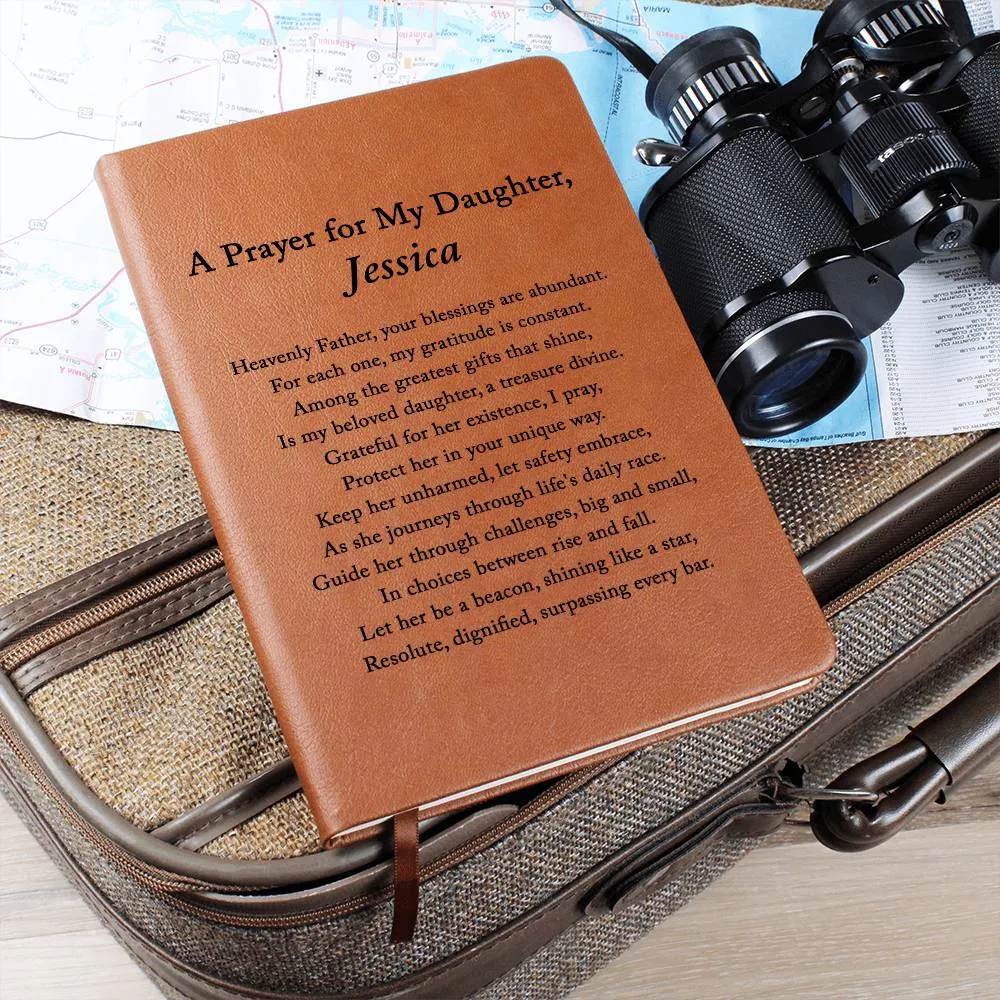 Daughter Gift from Mom, A Prayer for My Daughter, Personalized Journal Gift for Daughter, Daughter Birthday, Graduation, Christmas Gifts