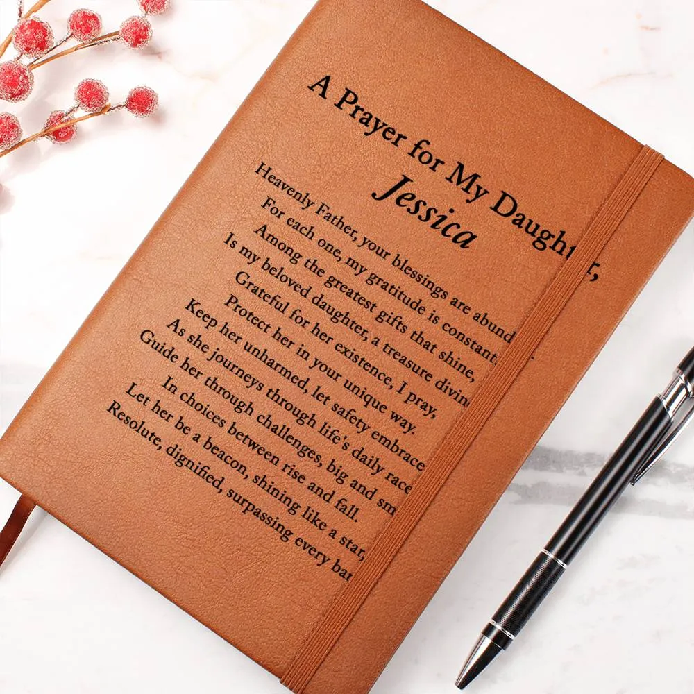 Daughter Gift from Mom, A Prayer for My Daughter, Personalized Journal Gift for Daughter, Daughter Birthday, Graduation, Christmas Gifts