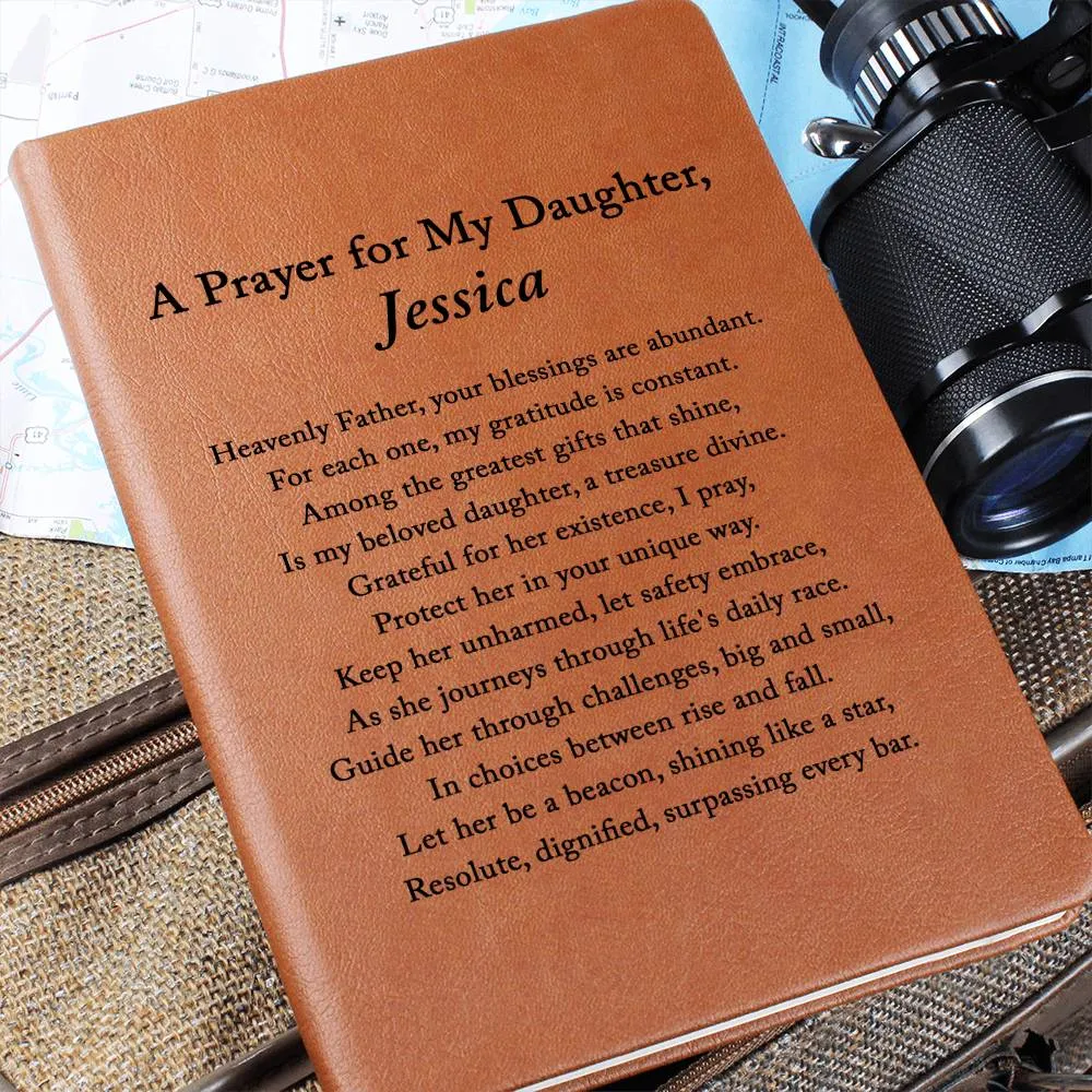 Daughter Gift from Mom, A Prayer for My Daughter, Personalized Journal Gift for Daughter, Daughter Birthday, Graduation, Christmas Gifts