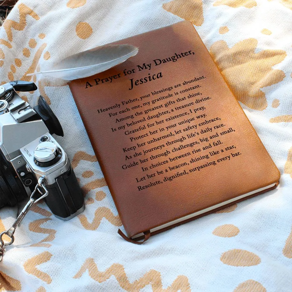 Daughter Gift from Mom, A Prayer for My Daughter, Personalized Journal Gift for Daughter, Daughter Birthday, Graduation, Christmas Gifts