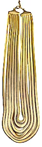 Debra Fine Yohai. Unsigned Vintage Goldplated Multi Strand Runway Statement Necklace