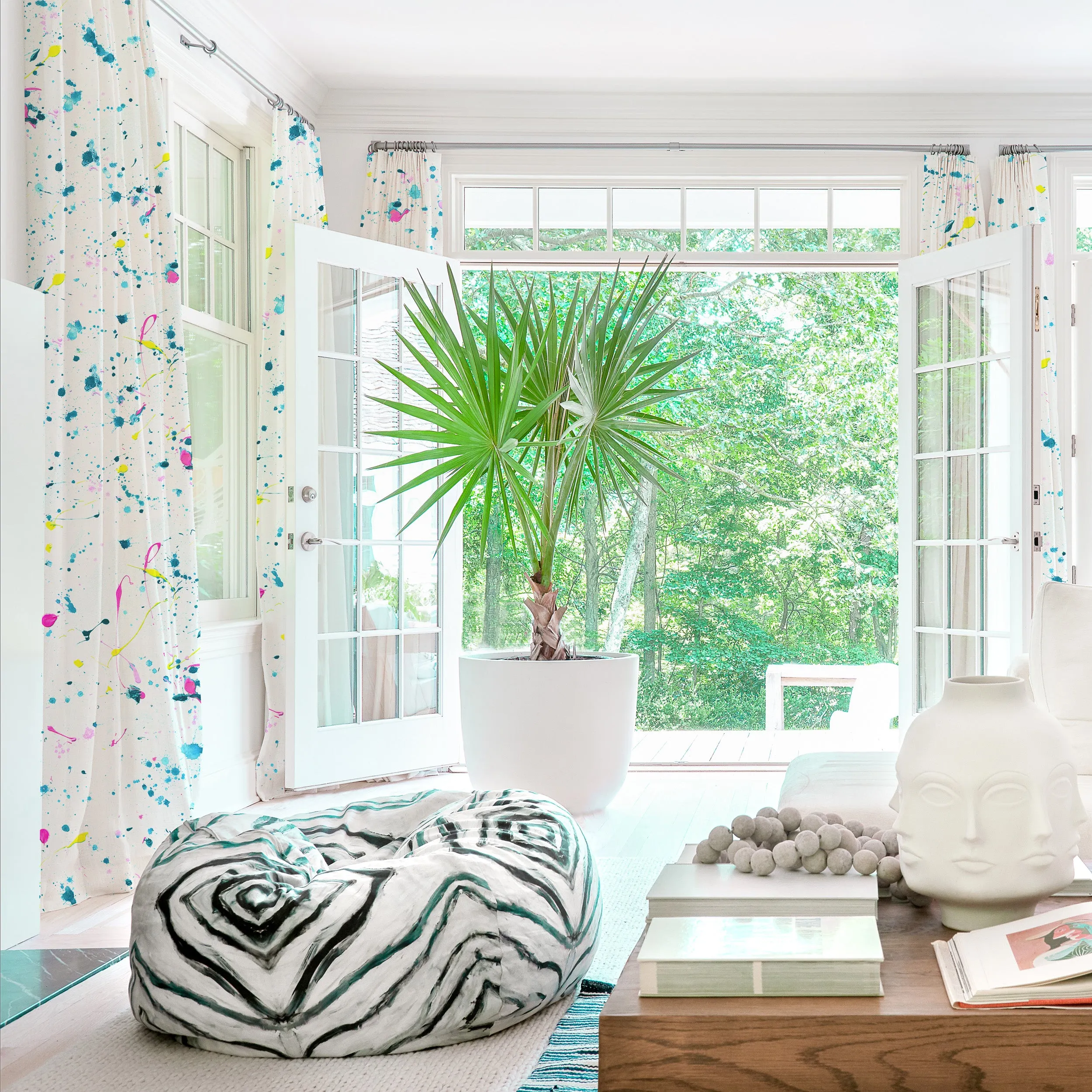 Dropcloth Fabric Azure