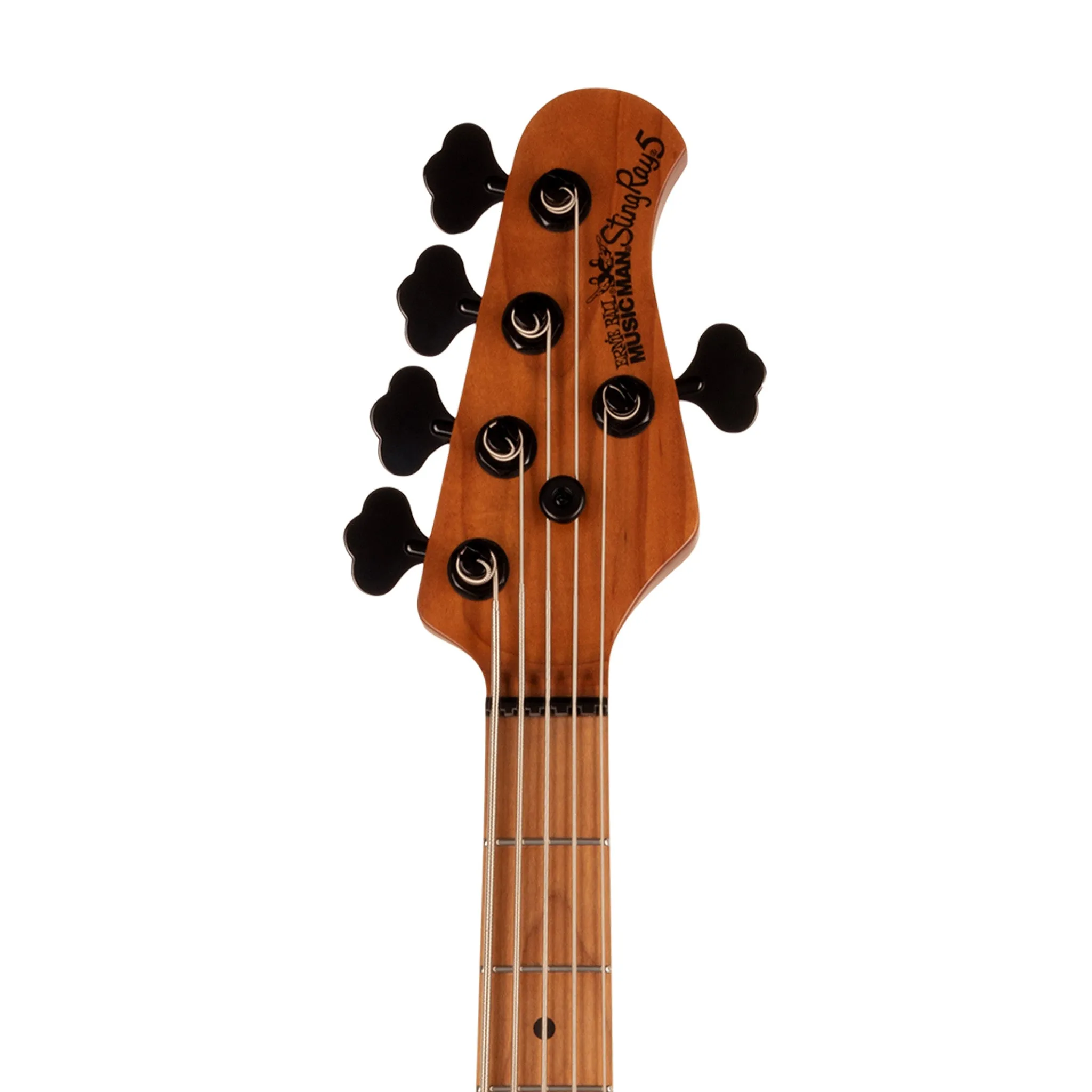 Ernie Ball Music Man StingRay Special 5 Bass Guitar, Maple FB, Black