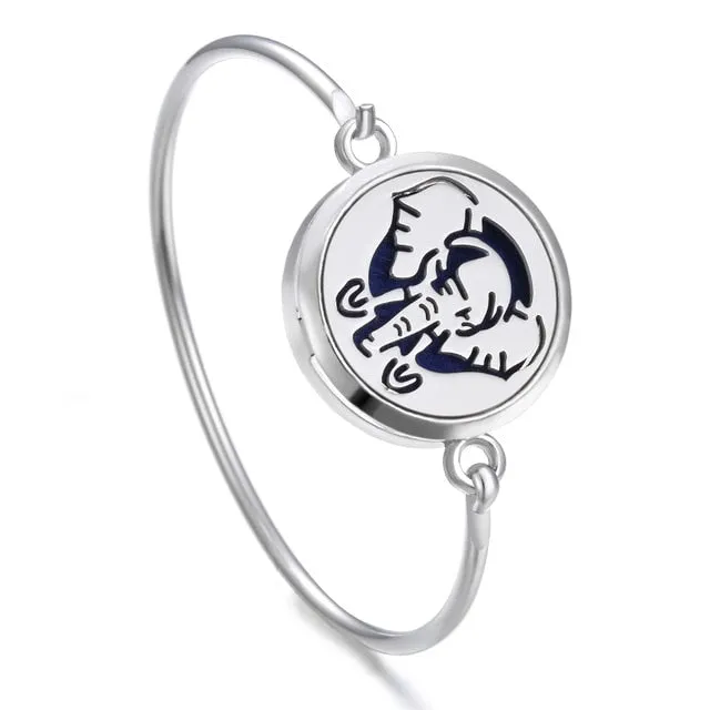 Essential Oil Diffuser Tree of Life Locket Bracelet