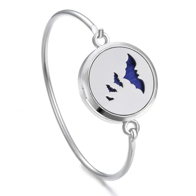 Essential Oil Diffuser Tree of Life Locket Bracelet