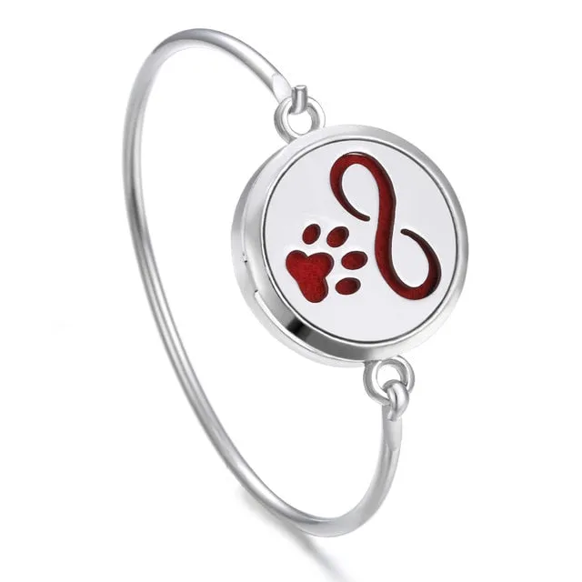 Essential Oil Diffuser Tree of Life Locket Bracelet