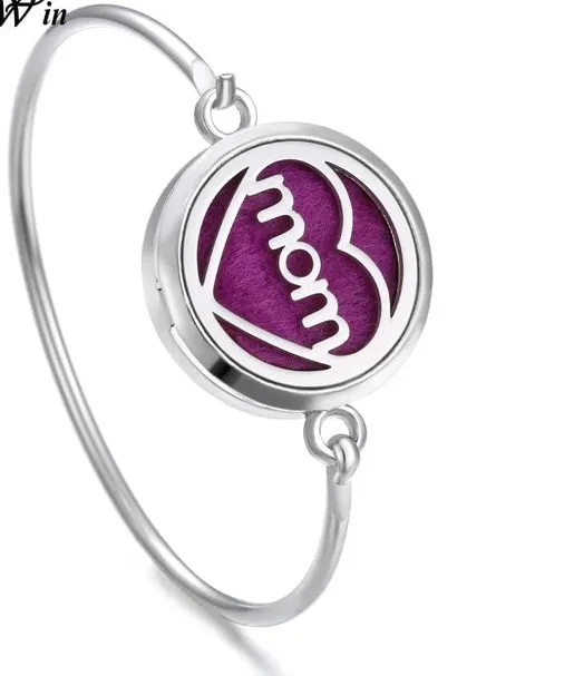 Essential Oil Diffuser Tree of Life Locket Bracelet