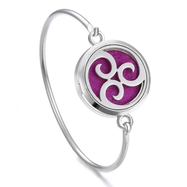 Essential Oil Diffuser Tree of Life Locket Bracelet