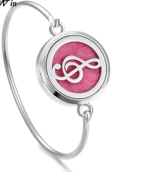 Essential Oil Diffuser Tree of Life Locket Bracelet