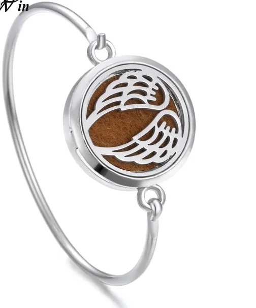 Essential Oil Diffuser Tree of Life Locket Bracelet