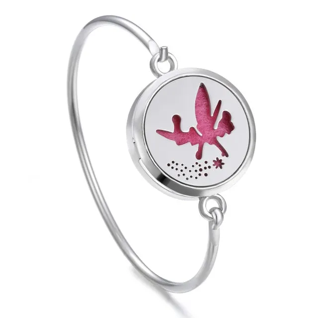 Essential Oil Diffuser Tree of Life Locket Bracelet
