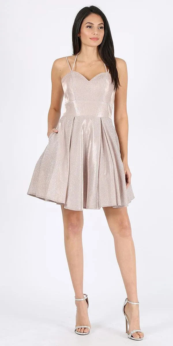 Eureka 9988 Homecoming Short Dress with Pockets