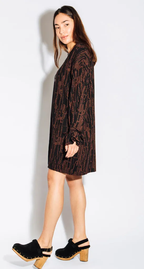 Eve Gravel Vetiver Dress