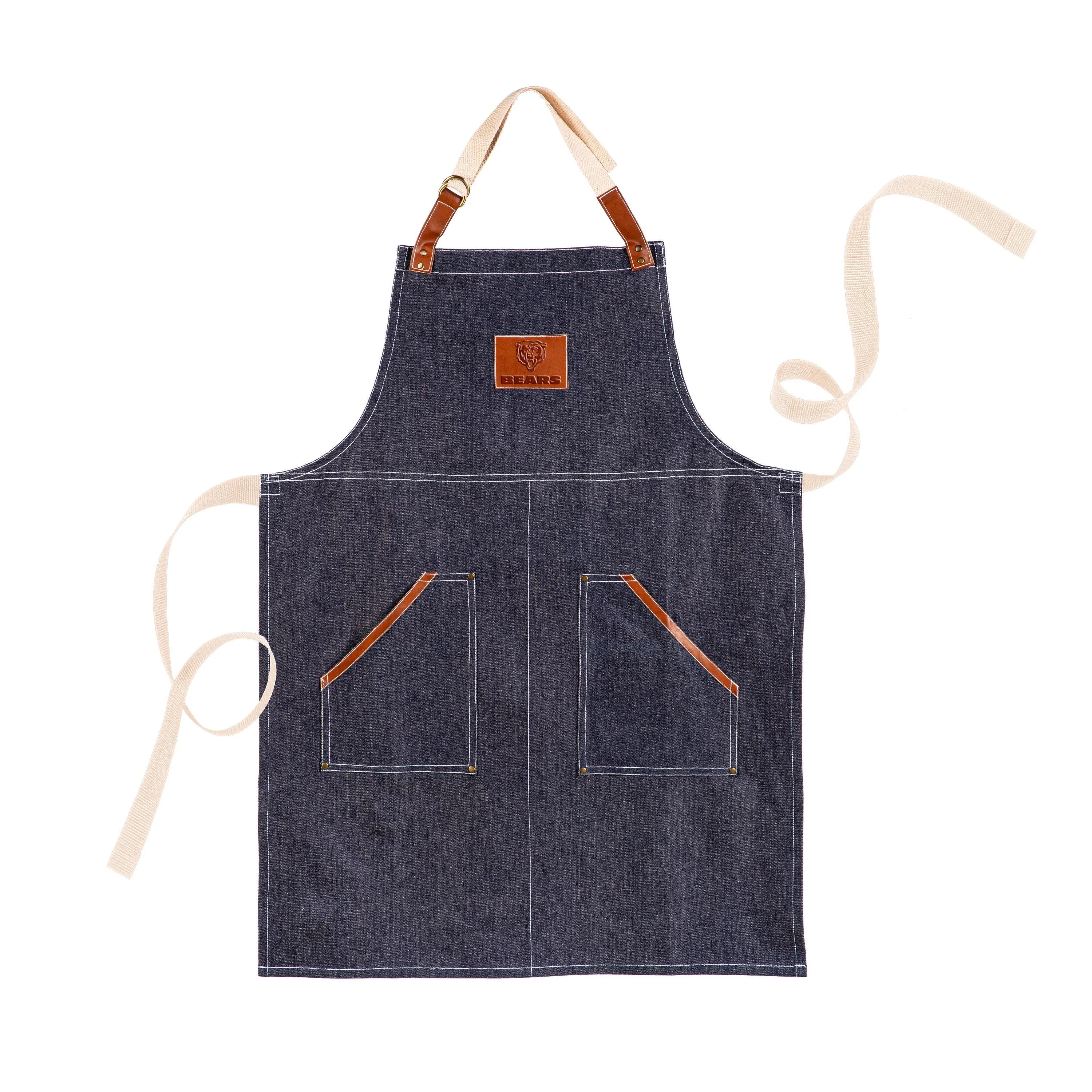 Evergreen Gifts,Denim Apron, Chicago Bears,26x34x0.01 Inches