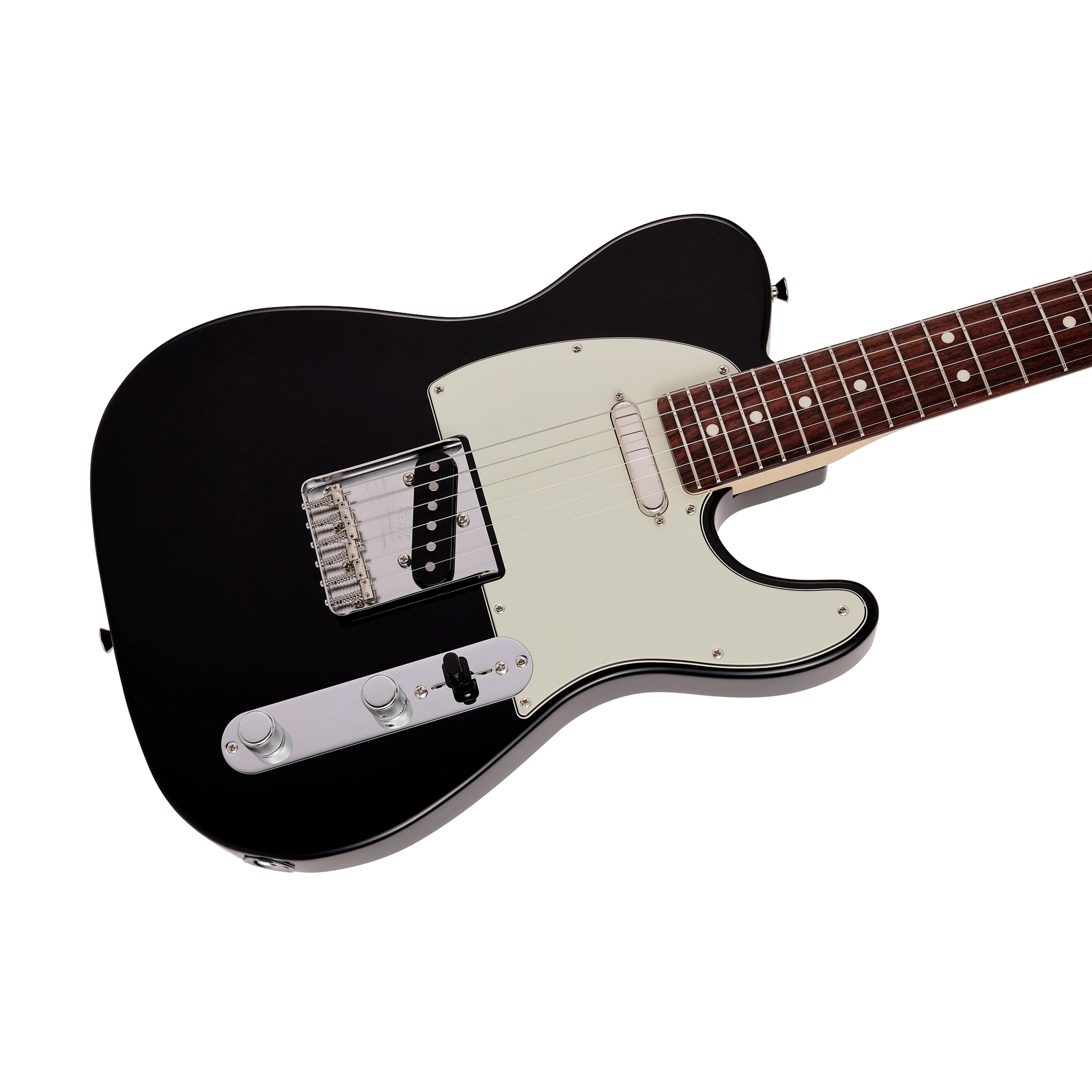 Fender Japan Junior Collection Telecaster Electric Guitar, RW FB, Black
