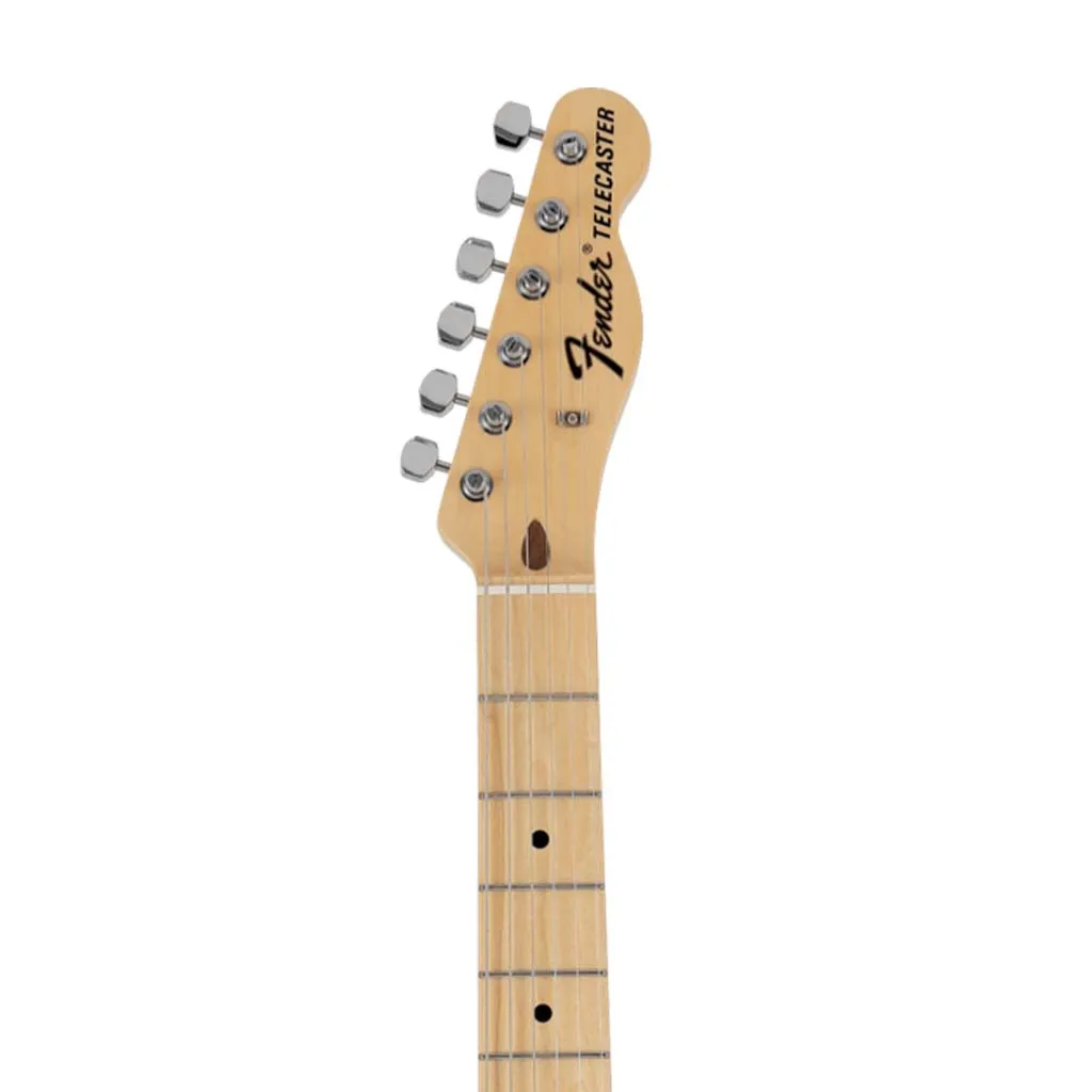 Fender Japan Ltd Ed F Hole Telecaster Thinline Electric Guitar, Maple FB, Mystic Ice Blue