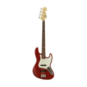 Fender Japan Traditional II 60s Jazz Bass Guitar, RW FB, Aged Dakota Red