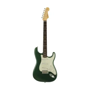 Fender Japan Traditional II 60s Stratocaster Electric Guitar, RW FB, Aged Sherwood Green Metallic