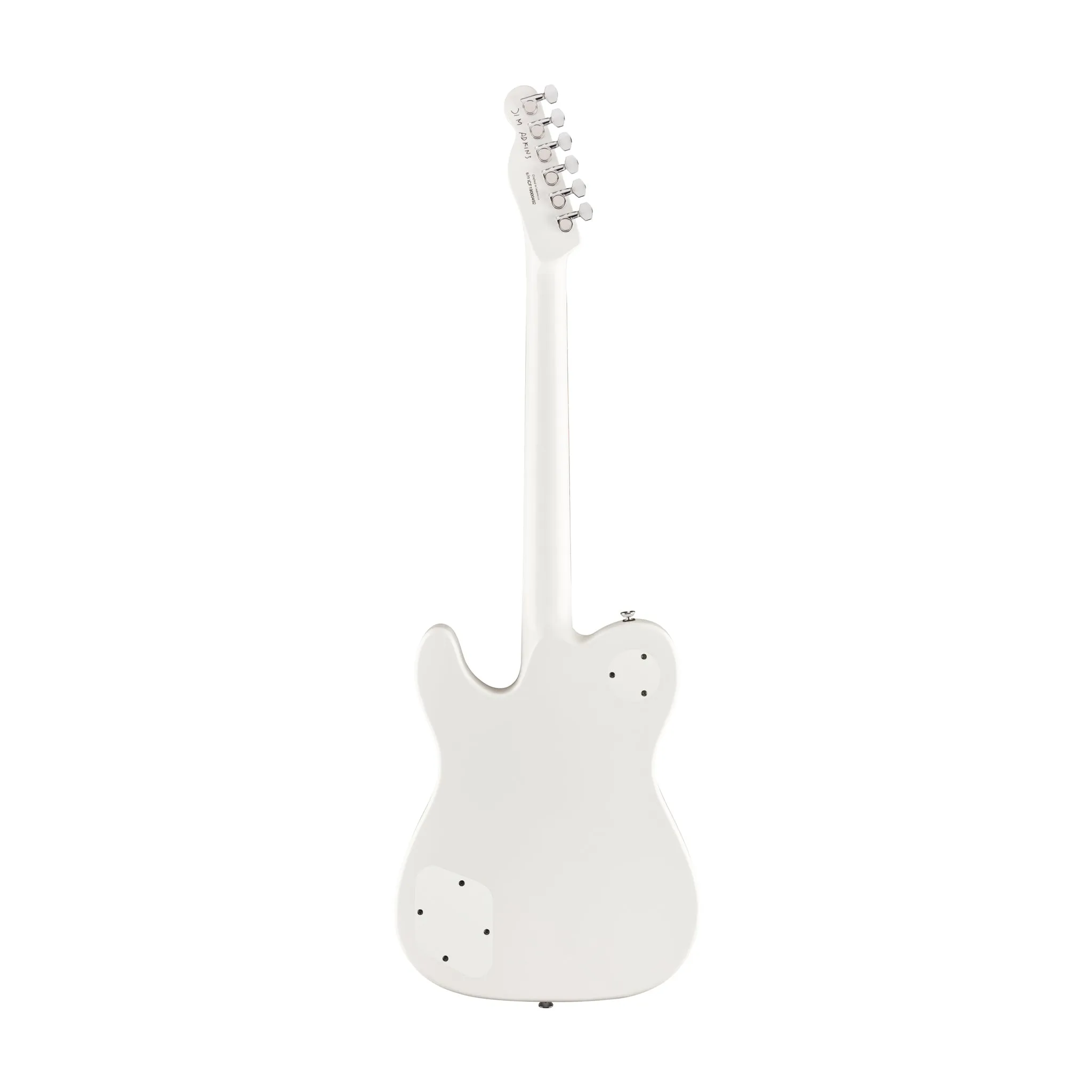 Fender Jim Adkins JA-90 Telecaster Thinline Electric Guitar, Laurel FB, Laurel White