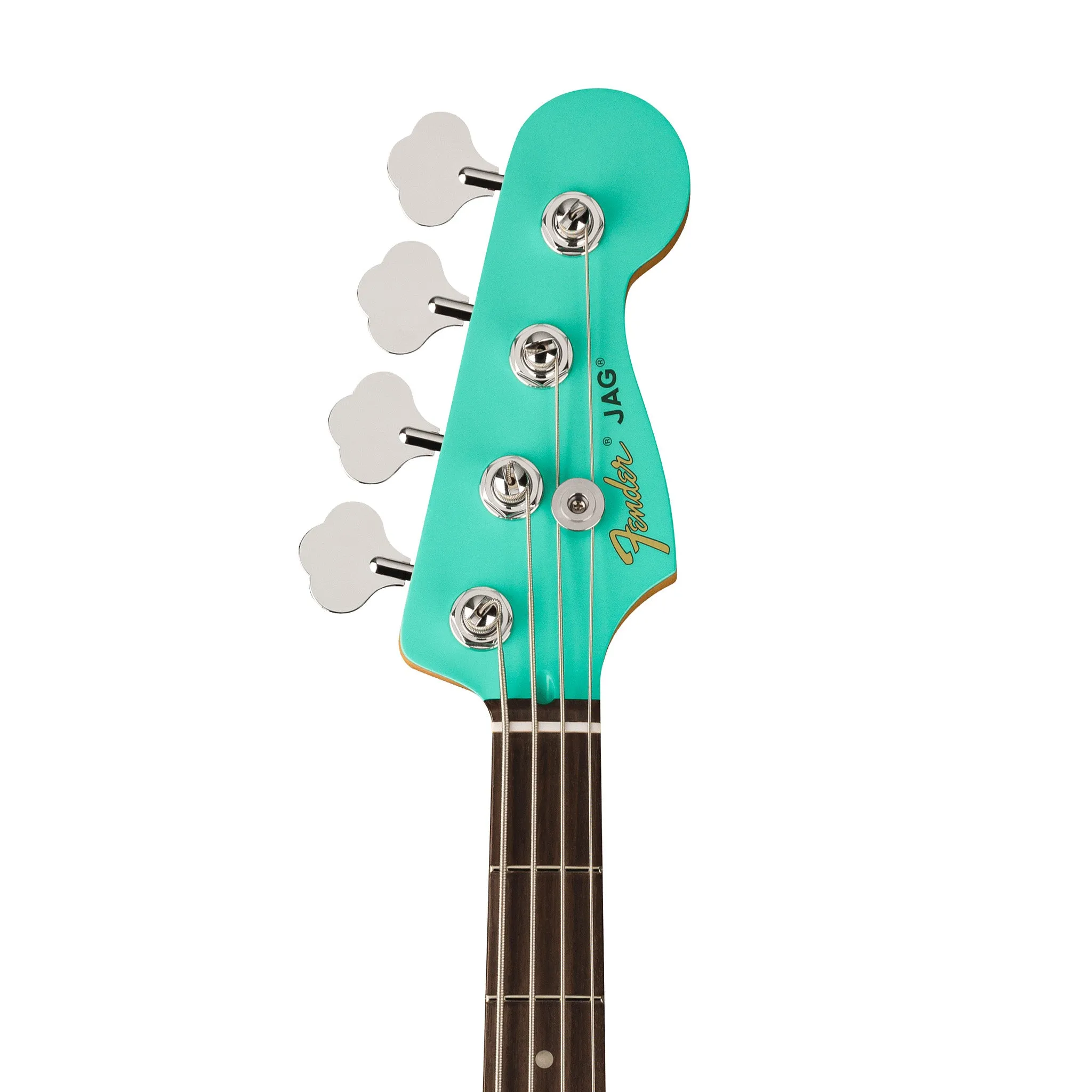 Fender Mark Hoppus Jaguar Bass Guitar, RW FB, Sea Foam Green