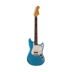 Fender MIJ Limited Cyclone Electric Guitar, RW FB, Lake Placid Blue