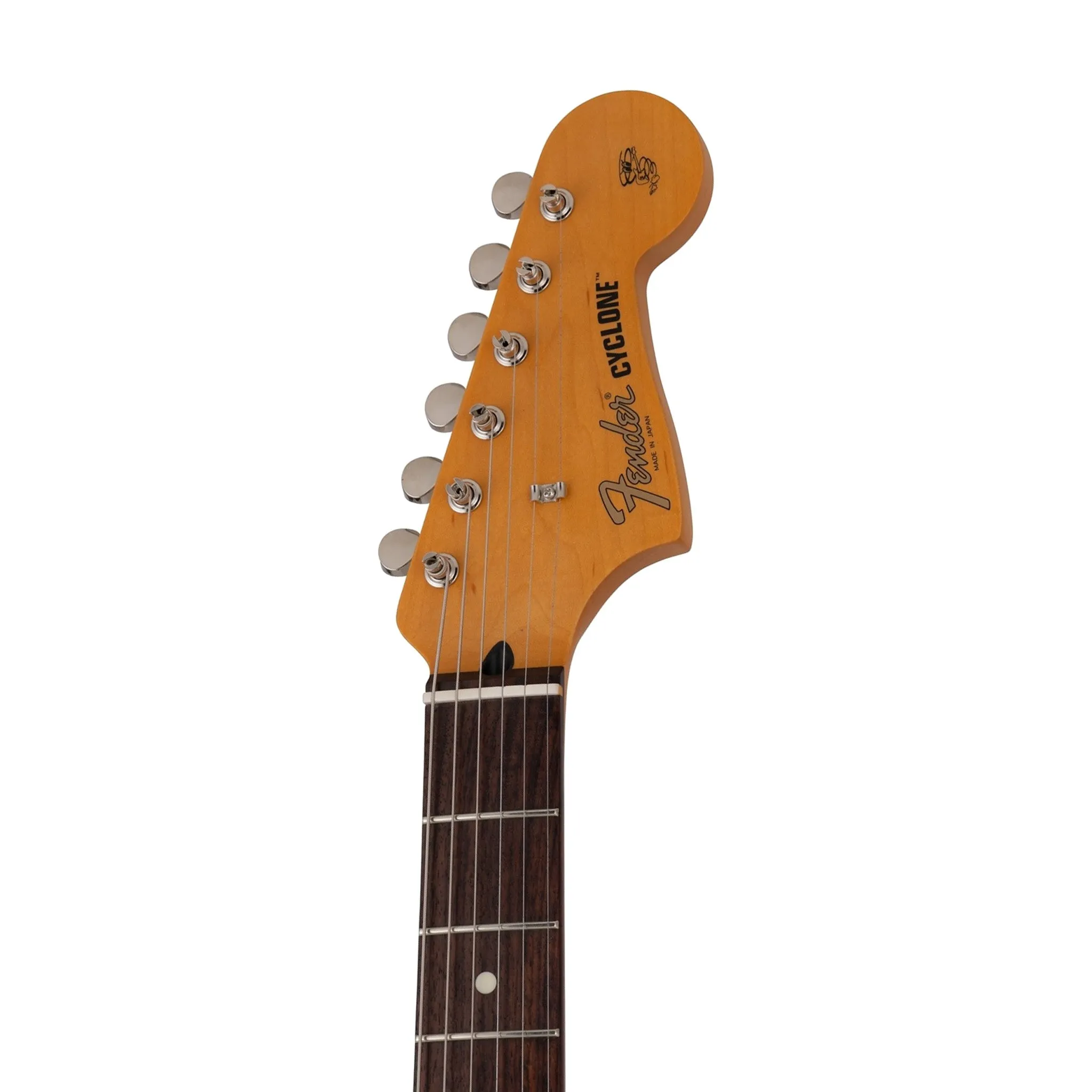 Fender MIJ Limited Cyclone Electric Guitar, RW FB, Lake Placid Blue