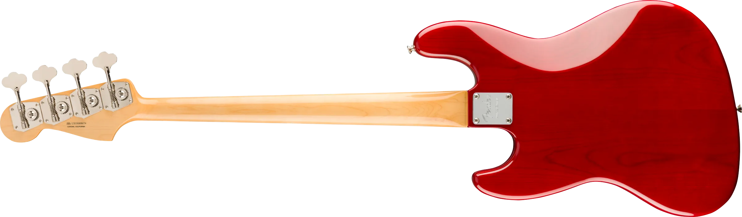 FENDER  Rarities Flame Ash Top Jazz Bass® Ebony Fingerboard Plasma Red Burst