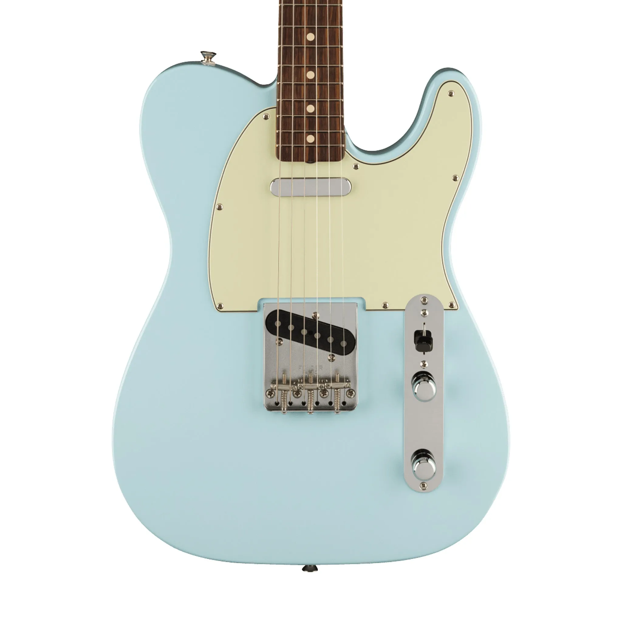 Fender Vintera II 60s Telecaster Electric Guitar, RW FB, Sonic Blue
