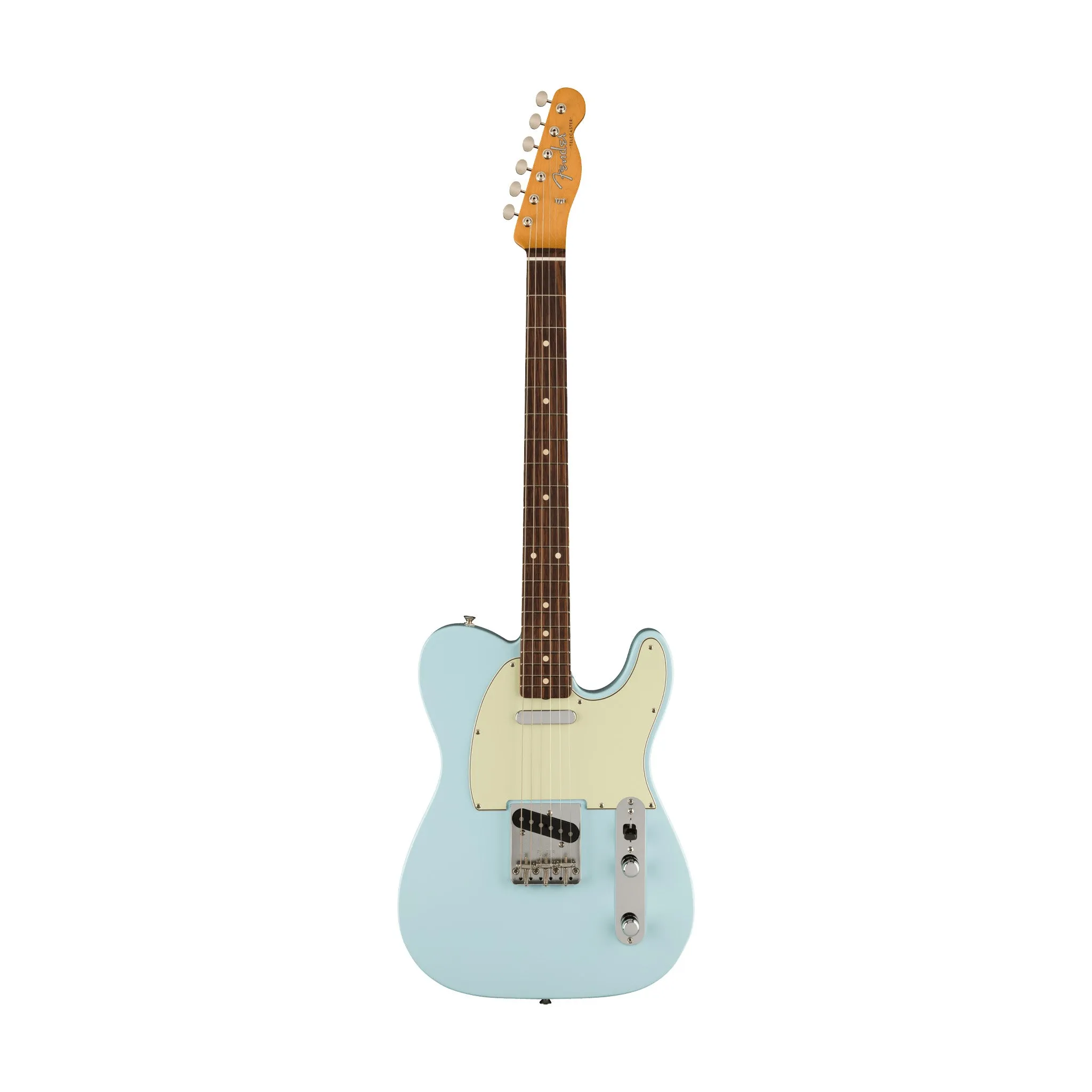 Fender Vintera II 60s Telecaster Electric Guitar, RW FB, Sonic Blue