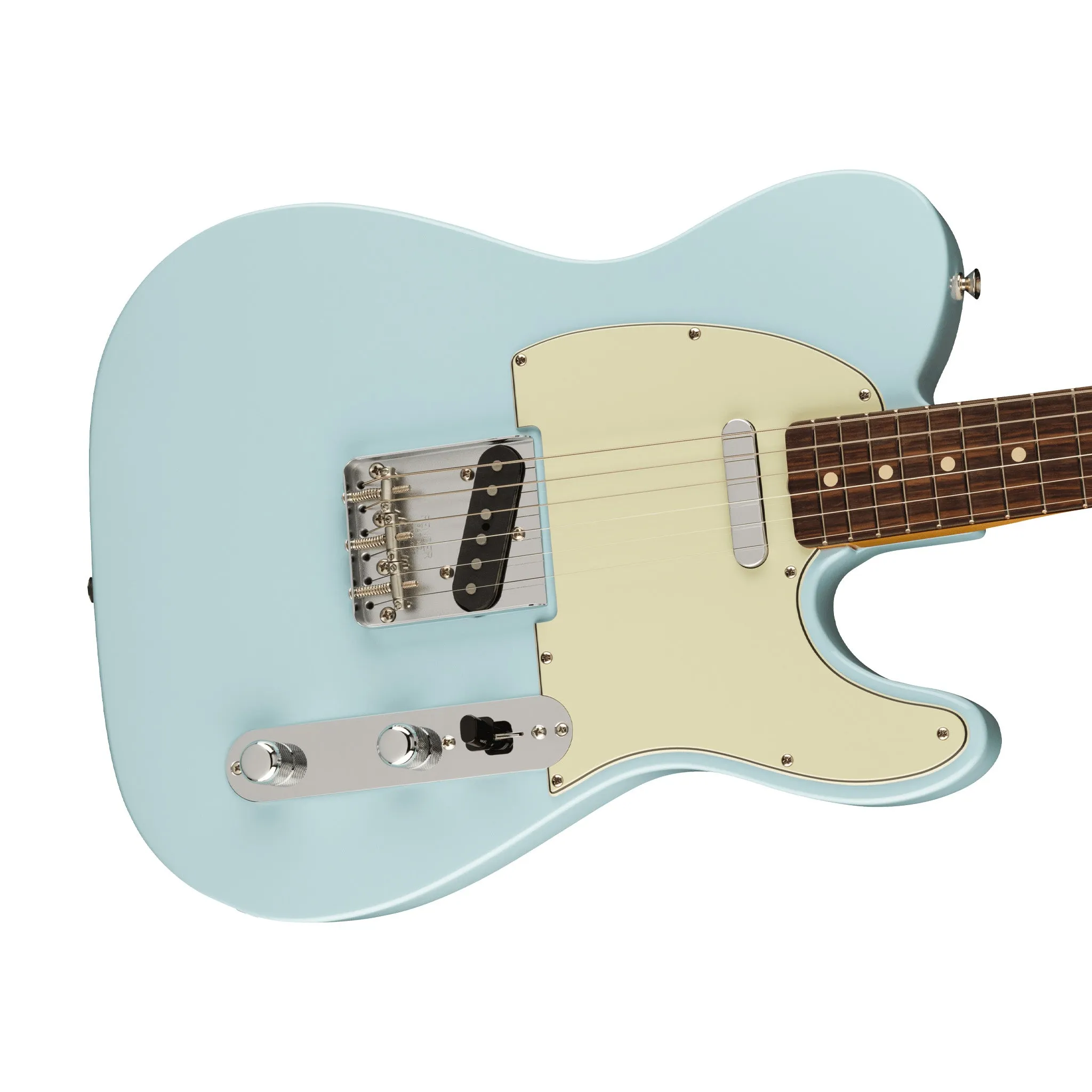 Fender Vintera II 60s Telecaster Electric Guitar, RW FB, Sonic Blue