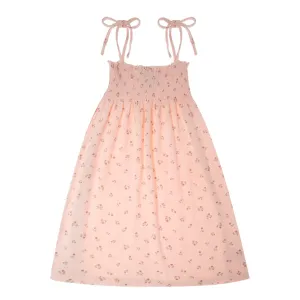 Floral Terrycloth Maxi Dress