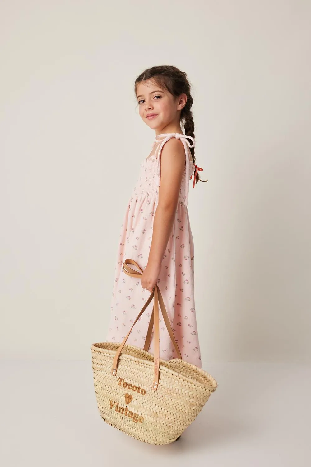 Floral Terrycloth Maxi Dress